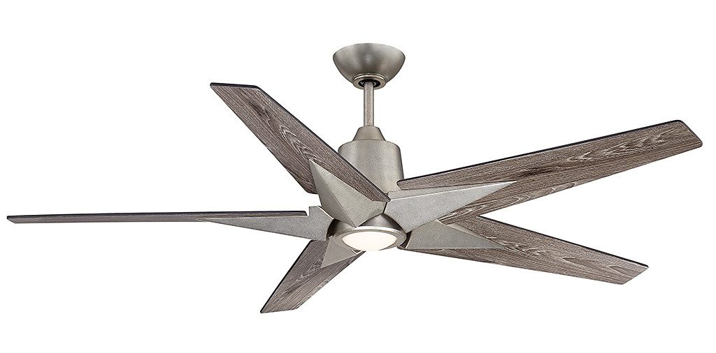The Savoy House Buckenham ceiling fan is 56 inches in diameter.