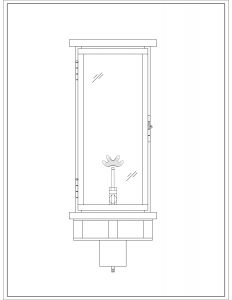 Trinity - Post Mount - Carolina Lanterns